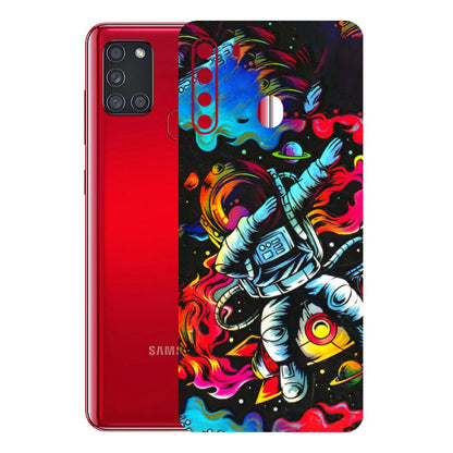 Samsung A/S Series Phone Skins (All Models) - Astronaut Dope - 3D Embossed Finish (L-191) Samsung Galaxy A21