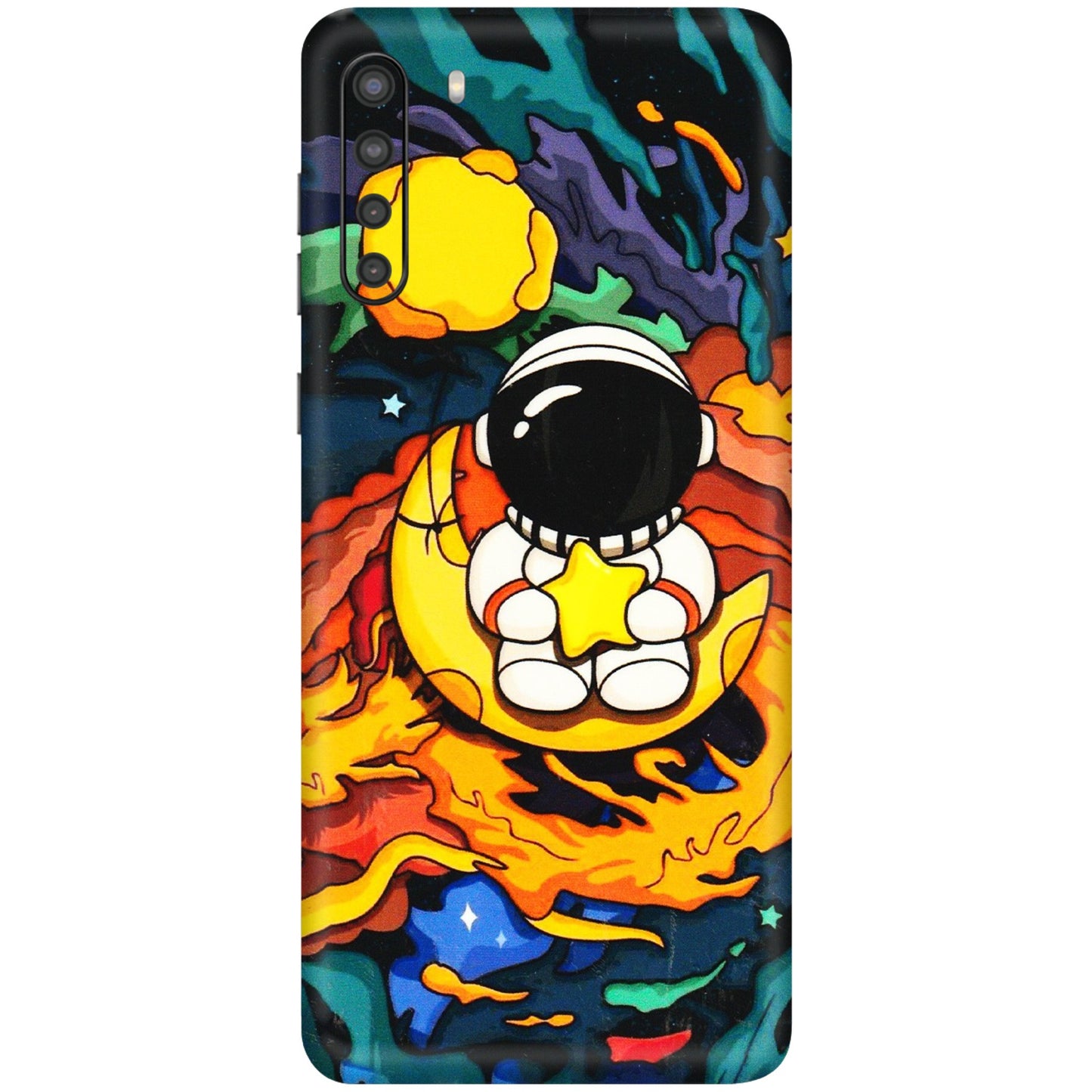 Samsung A/S Series Phone Skins (All Models) - Baby Astronaut - 3D Embossed Finish (L-197) Samsung Galaxy A21