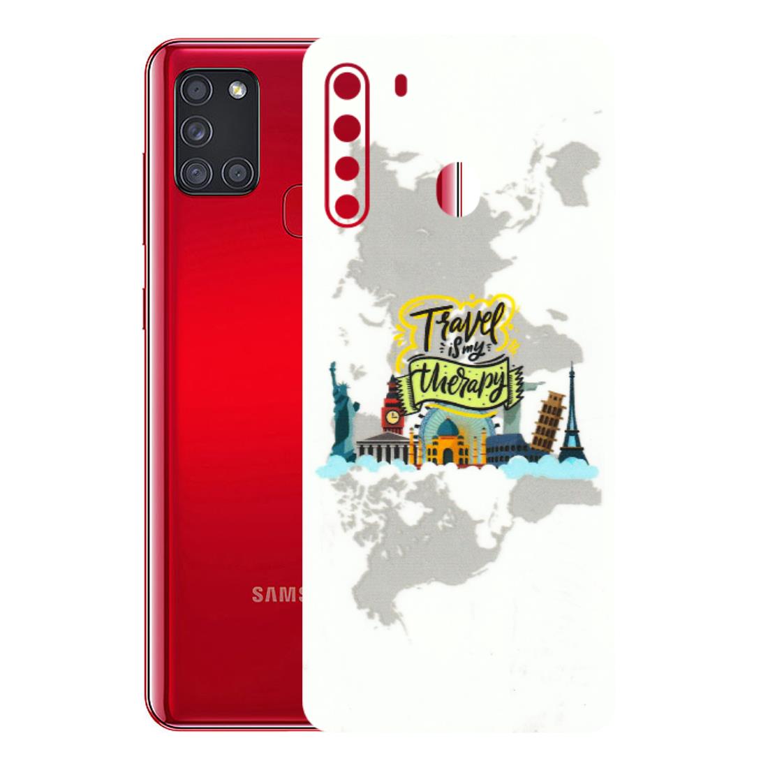 Samsung A/S Series Phone Skins (All Models) - Travel Therapy - 3D Embossed Finish (L-199) Samsung Galaxy A21