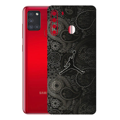 Samsung A/S Series Phone Skins (All Models) - Basketball Player Artwork - 3D Embossed Finish (L-215) Samsung Galaxy A21