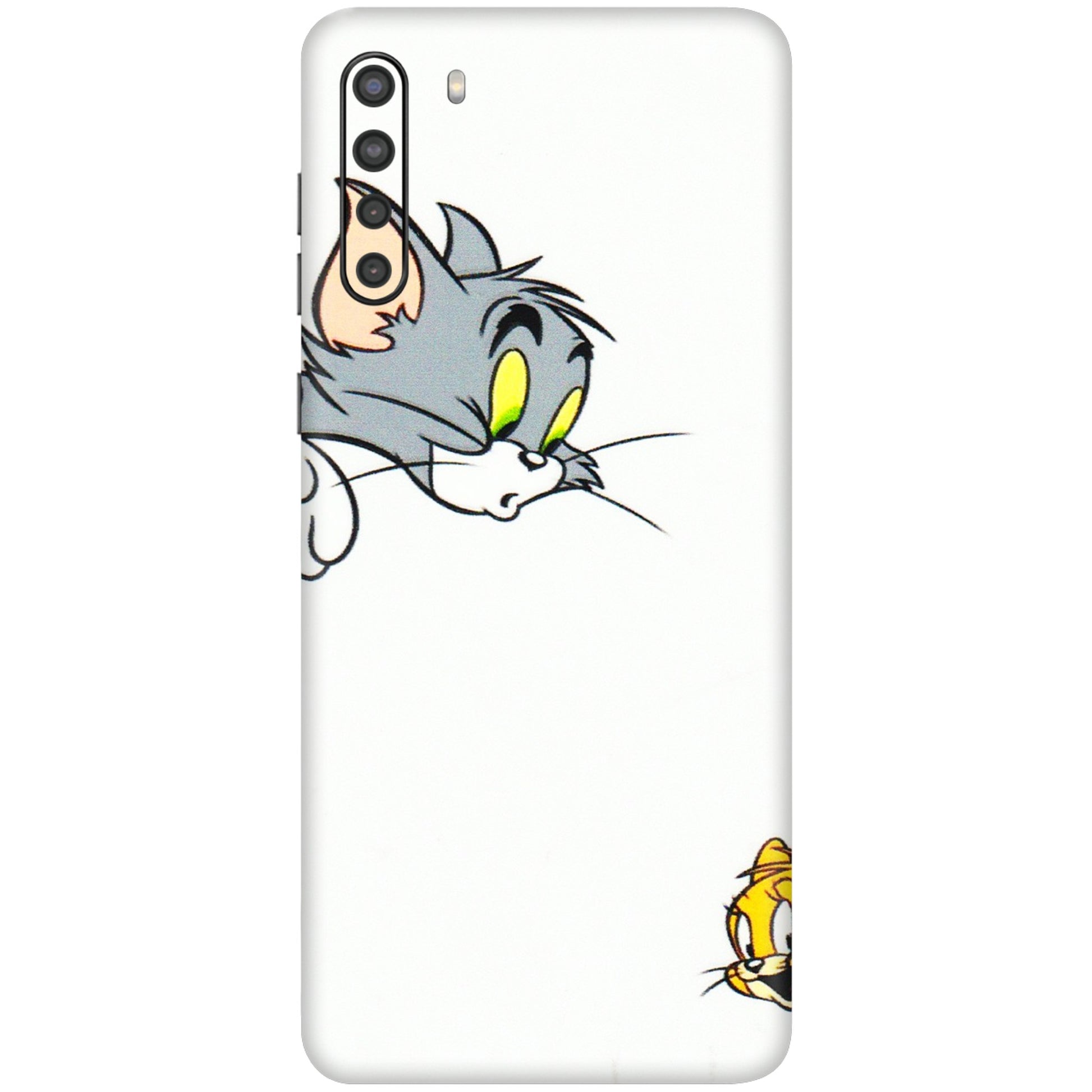 Samsung A/S Series Phone Skins (All Models) - Cute Tom And Jerry - 3D Embossed Finish (L-220) Samsung Galaxy A21