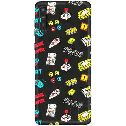 Samsung A/S Series Phone Skins (All Models) - Gaming Doodles - 3D Embossed Finish (L-224) Samsung Galaxy A21