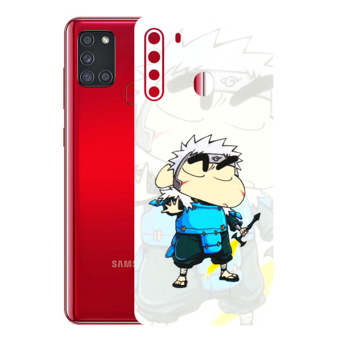 Samsung A/S Series Phone Skins (All Models) - Angry Young Shinchan - 3D Embossed Finish (L-226) Samsung Galaxy A21
