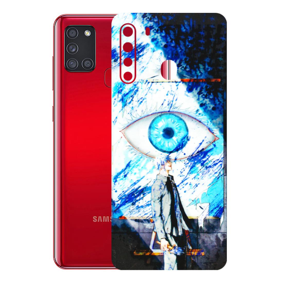 Samsung A/S Series Phone Skins (All Models) - Gojo Satoru evil eye - 3D Embossed Finish (L-239) Samsung Galaxy A21