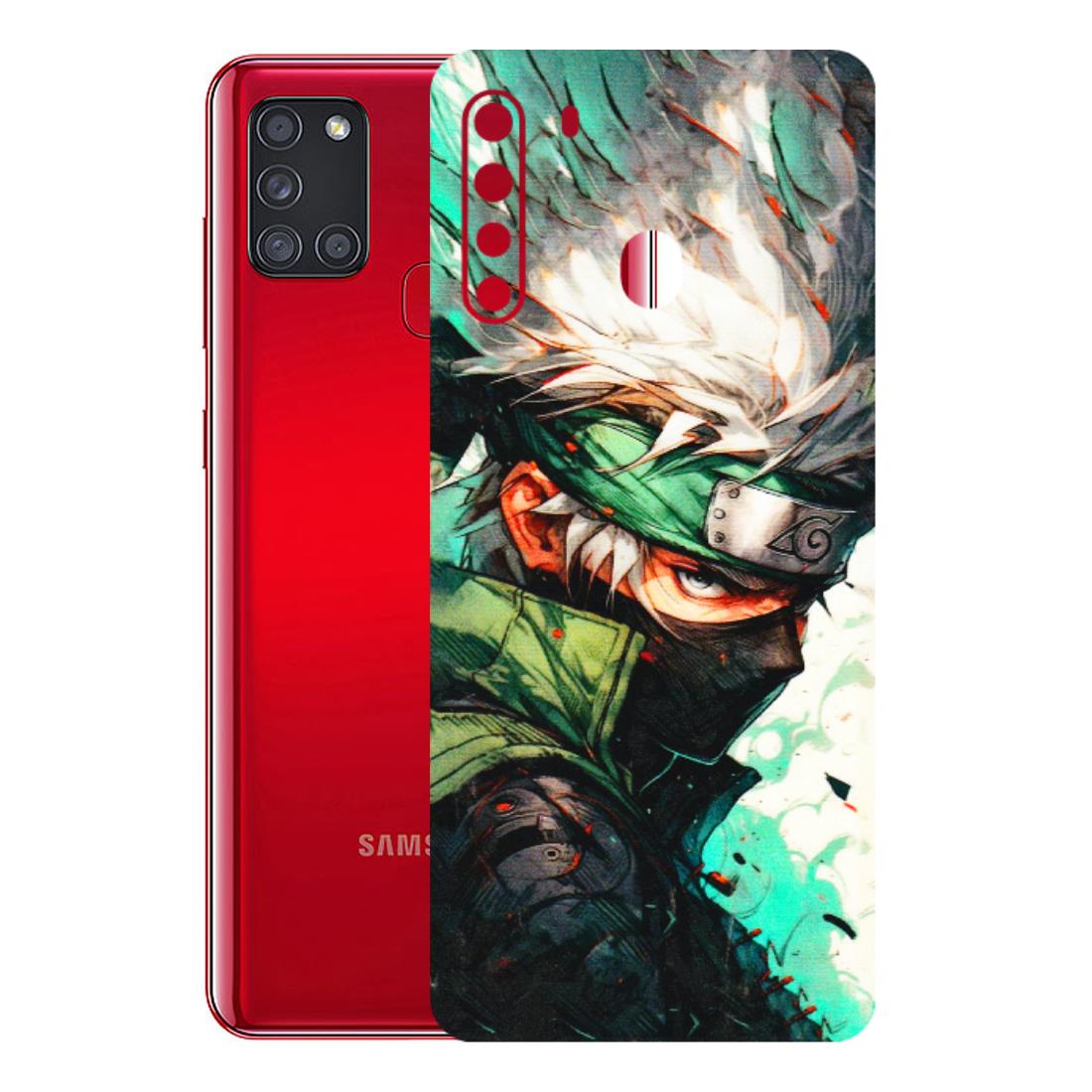 Samsung A/S Series Phone Skins (All Models) - Kakashi Side Profile - 3D Embossed Finish (L-249) Samsung Galaxy A21