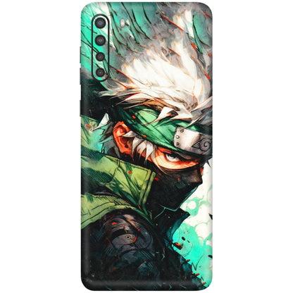 Samsung A/S Series Phone Skins (All Models) - Kakashi Side Profile - 3D Embossed Finish (L-249) Samsung Galaxy A21
