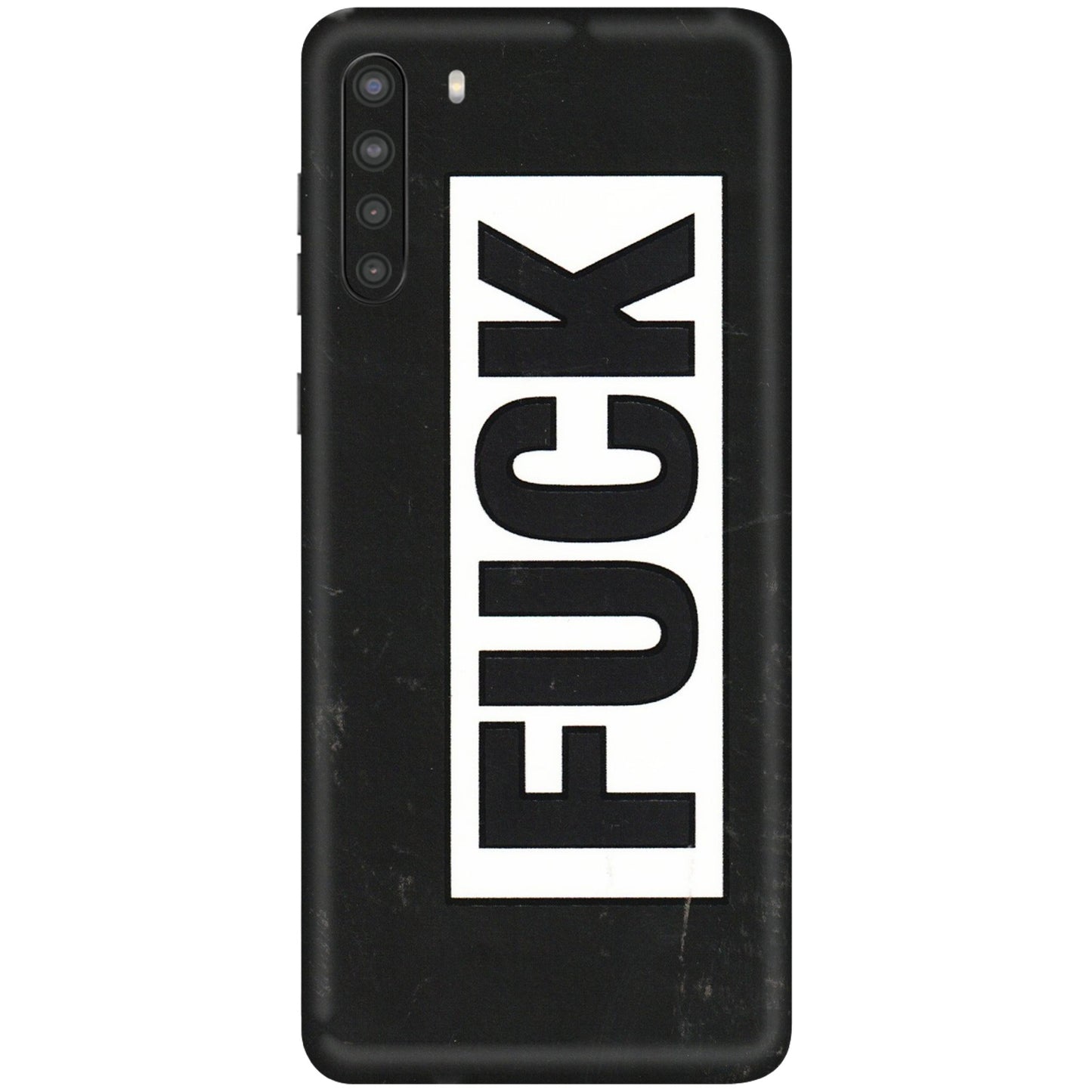 Samsung A/S Series Phone Skins (All Models) - The F Word - 3D Embossed Finish (L-255) Samsung Galaxy A21
