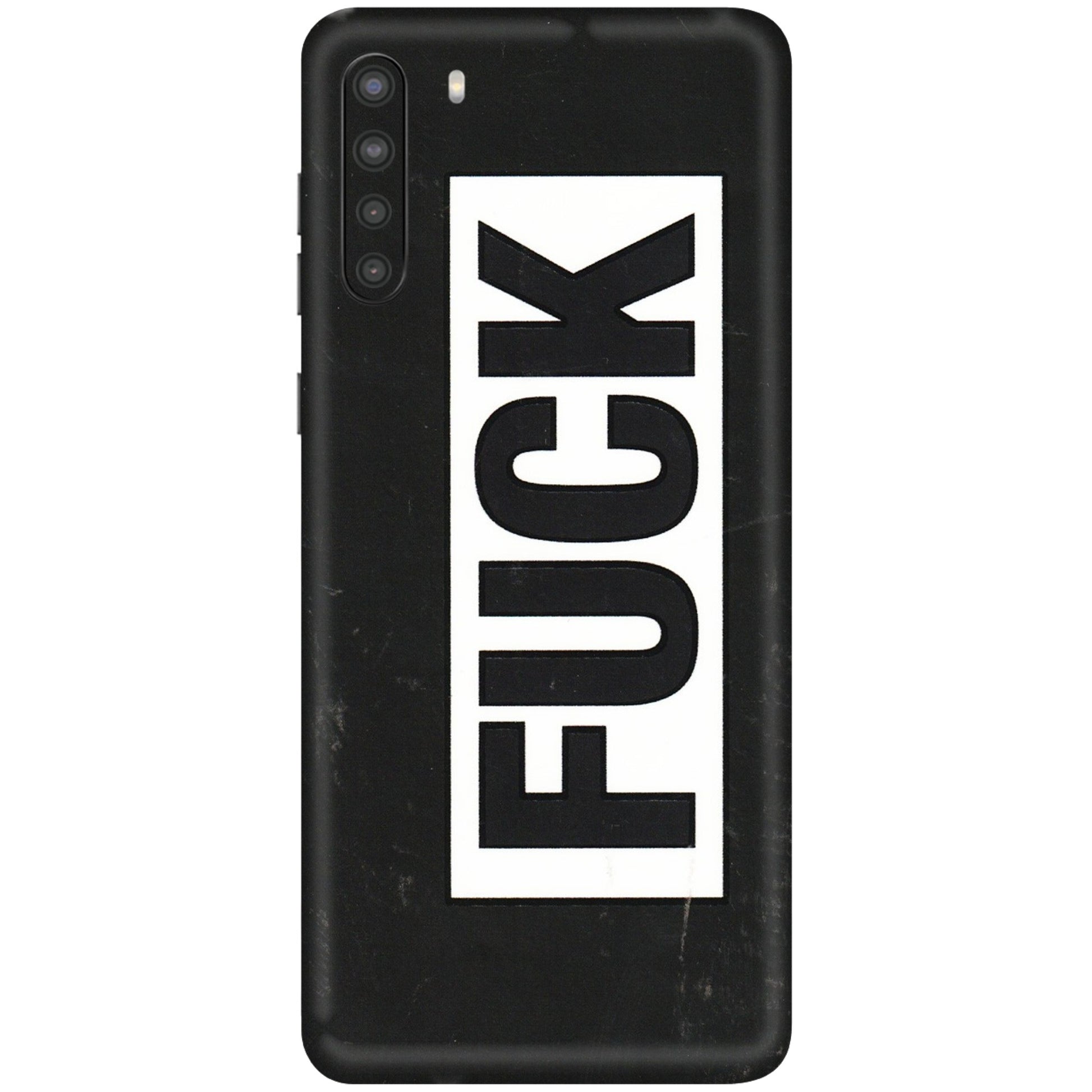 Samsung A/S Series Phone Skins (All Models) - The F Word - 3D Embossed Finish (L-255) Samsung Galaxy A21