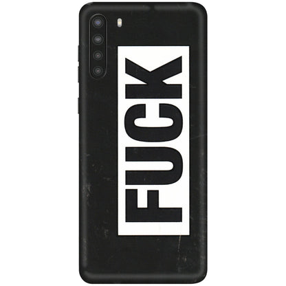 Samsung A/S Series Phone Skins (All Models) - The F Word - 3D Embossed Finish (L-255) Samsung Galaxy A21
