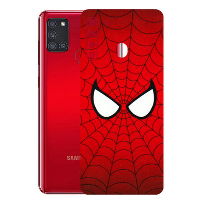 Samsung A/S Series Phone Skins (All Models) - Spidey Eyes - 3D Embossed Finish (L-257) Samsung Galaxy A21