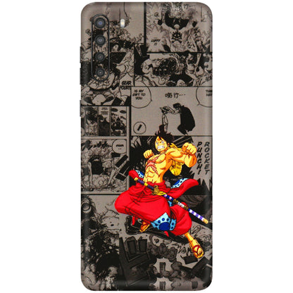 Samsung A/S Series Phone Skins (All Models) - One Piece Rocket Punch Manga - 3D Embossed Finish (L-25) Samsung Galaxy A21