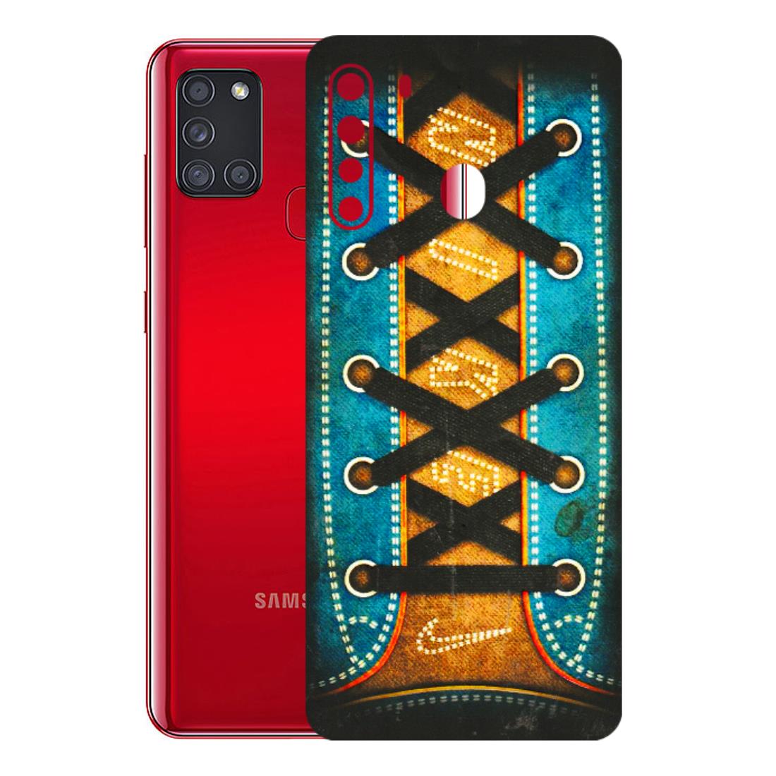 Samsung A/S Series Phone Skins (All Models) - Sneakers Lover Nike - 3D Embossed Finish (L-262) Samsung Galaxy A21