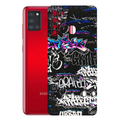 Samsung A/S Series Phone Skins (All Models) - Graffiti Killer - 3D Embossed Finish (L-274) Samsung Galaxy A21