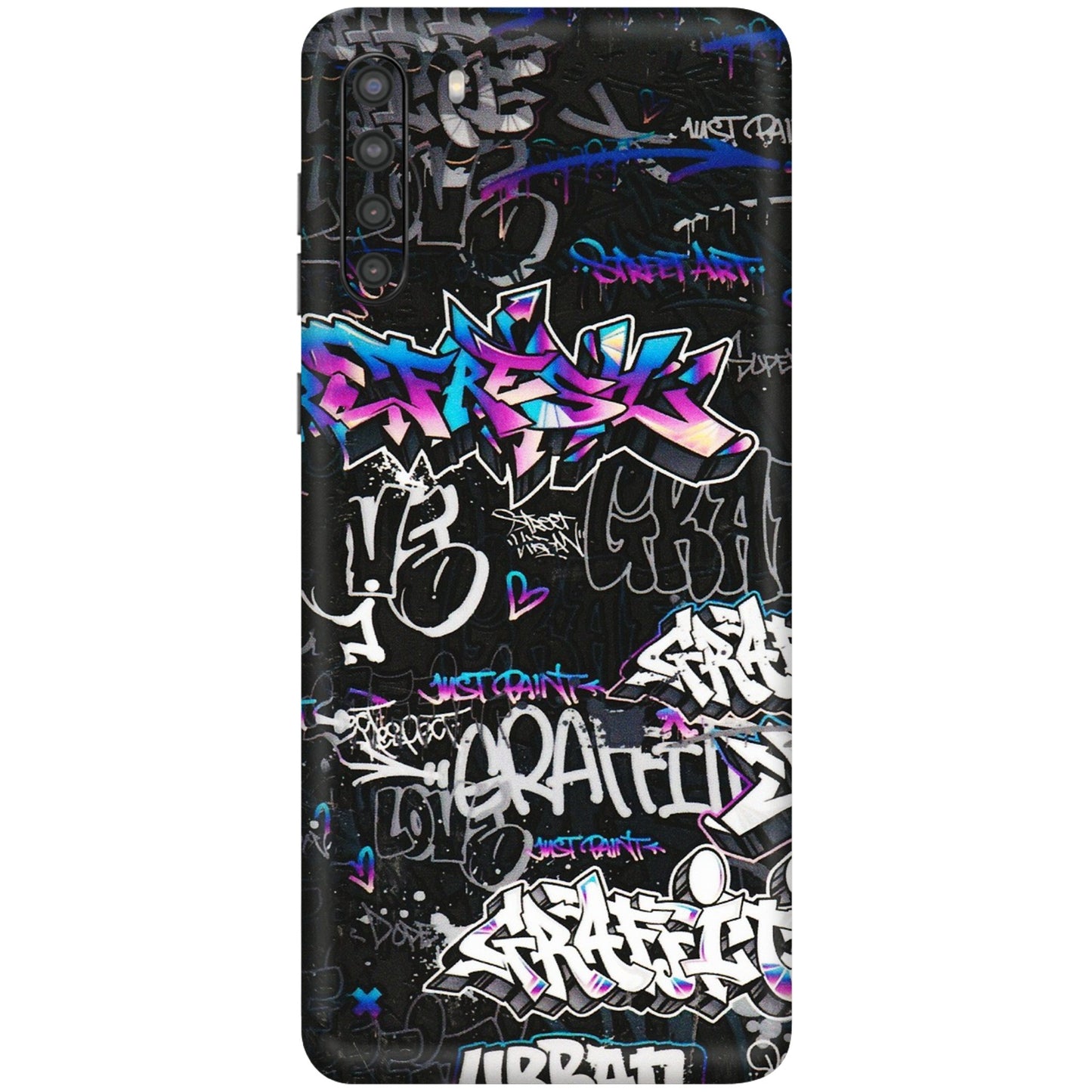 Samsung A/S Series Phone Skins (All Models) - Graffiti Killer - 3D Embossed Finish (L-274) Samsung Galaxy A21