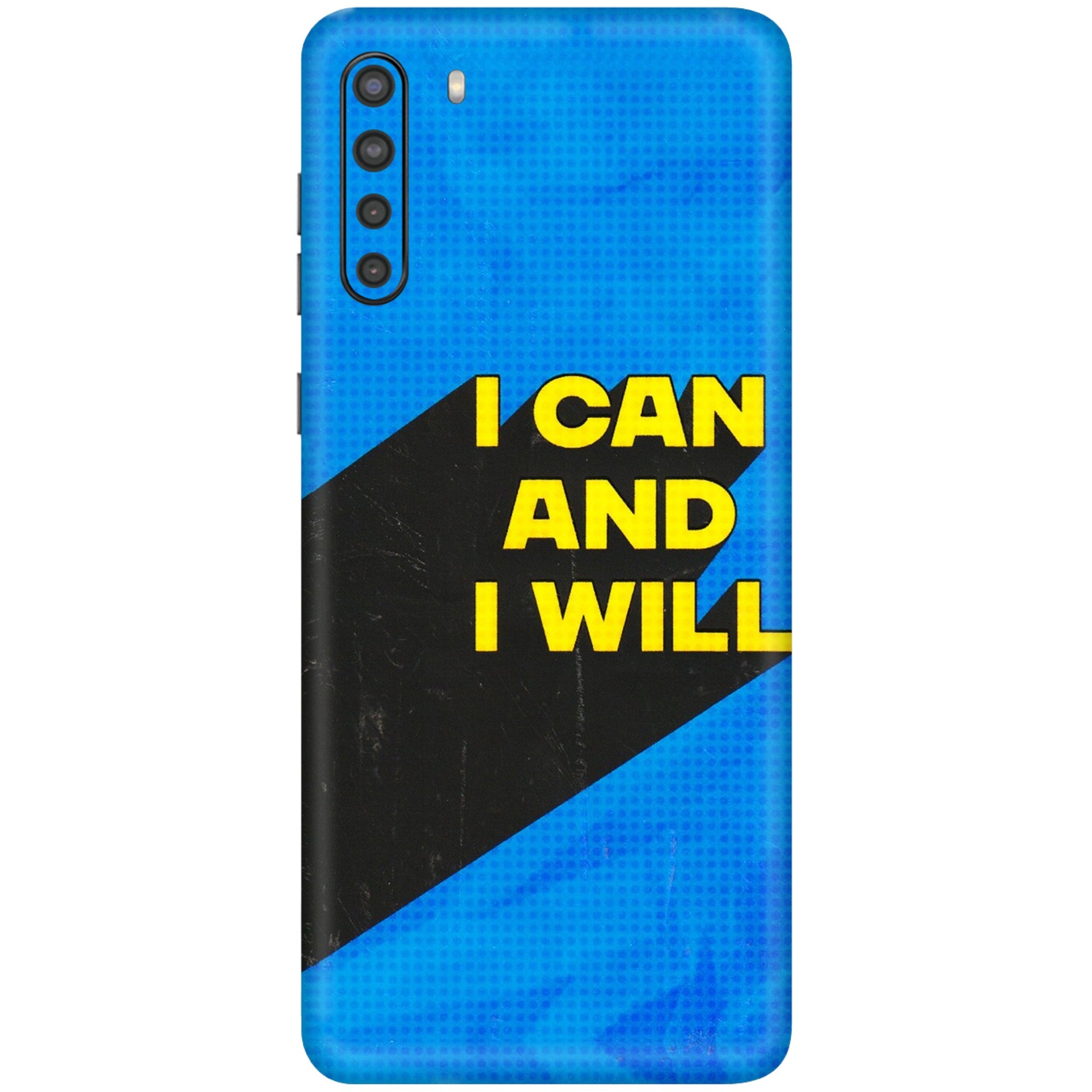 Samsung A/S Series Phone Skins (All Models) - I Can And I Will - 3D Embossed Finish (L-281) Samsung Galaxy A21