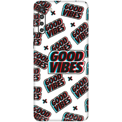 Samsung A/S Series Phone Skins (All Models) - Good Vibes - 3D Embossed Finish (L-282) Samsung Galaxy A21