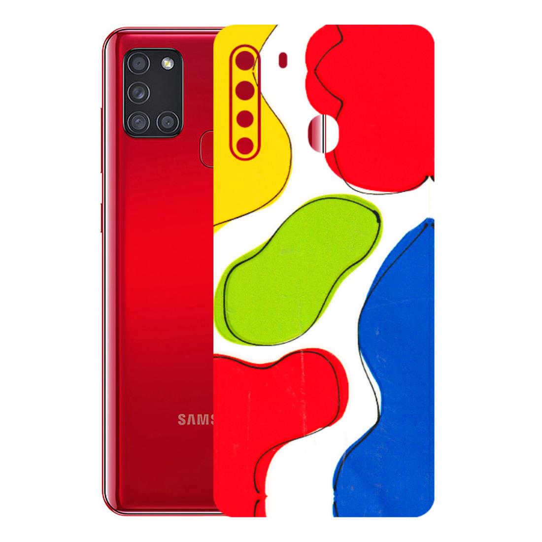 Samsung A/S Series Phone Skins (All Models) - RGB Colour Paint - 3D Embossed Finish (L-284) Samsung Galaxy A21