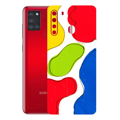 Samsung A/S Series Phone Skins (All Models) - RGB Colour Paint - 3D Embossed Finish (L-284) Samsung Galaxy A21