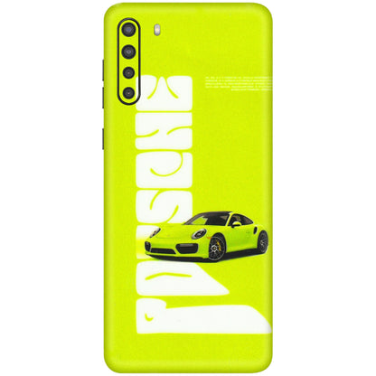 Samsung A/S Series Phone Skins (All Models) - Lime Green Porche - 3D Embossed Finish (L-30) Samsung Galaxy A21