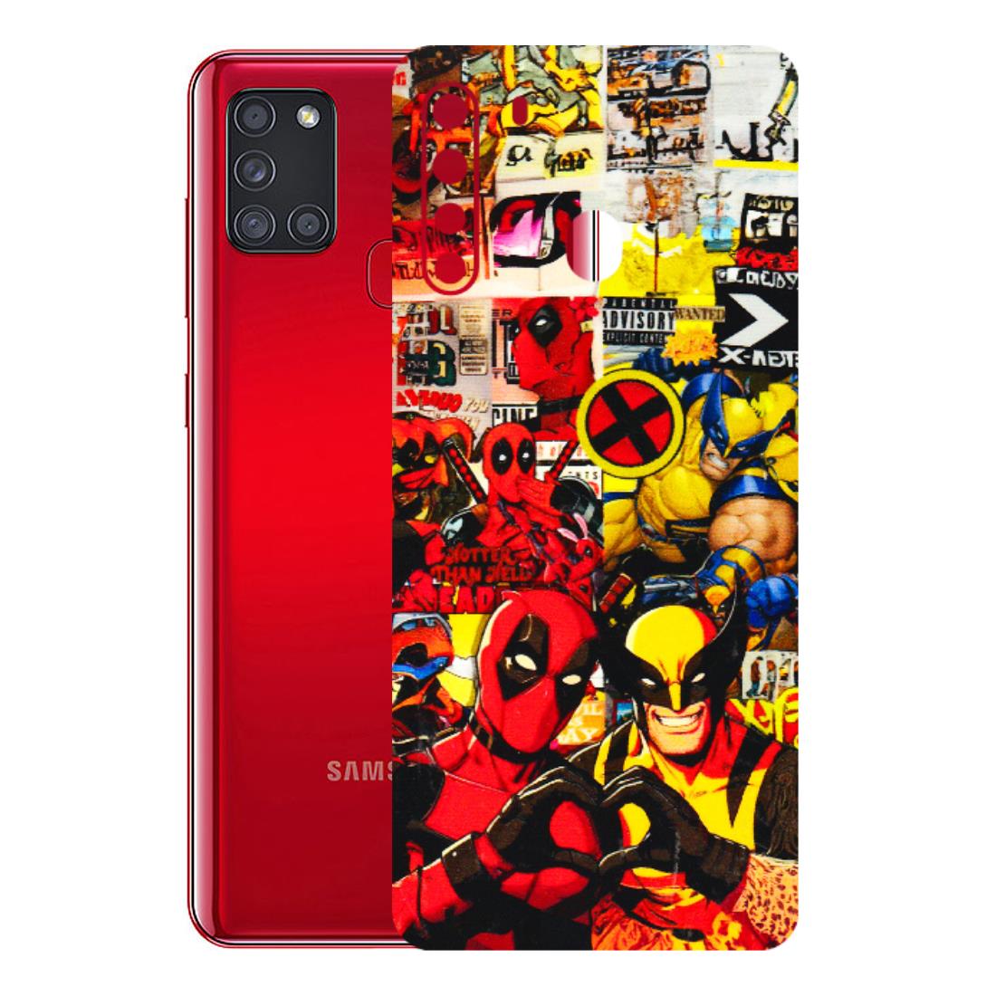 Samsung A/S Series Phone Skins (All Models) - Spidy Wolverine - 3D Embossed Finish (L-310) Samsung Galaxy A21