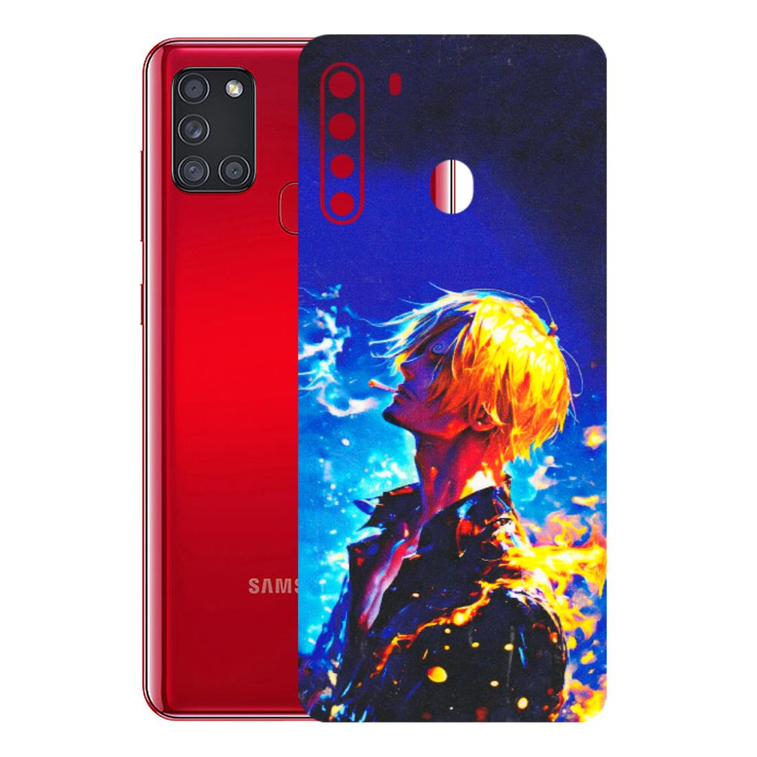 Samsung A/S Series Phone Skins (All Models) - Sanji Vinsmoke One Piece - 3D Embossed Finish (L-319) Samsung Galaxy A21