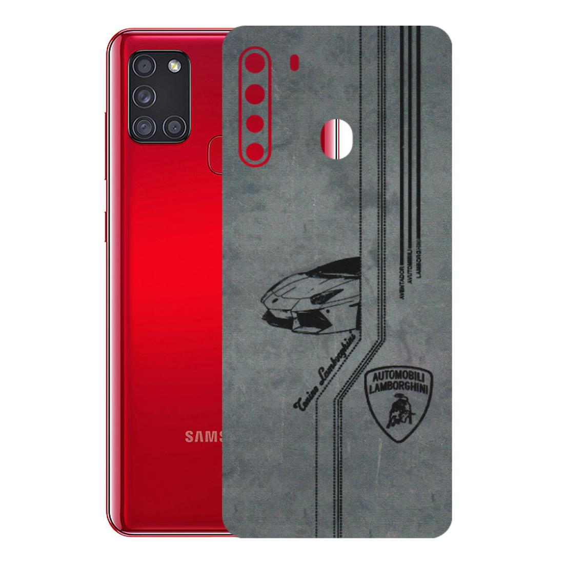 Samsung A/S Series Phone Skins (All Models) - New Lamborgini Aventador - 3D Embossed Finish (L-321) Samsung Galaxy A21