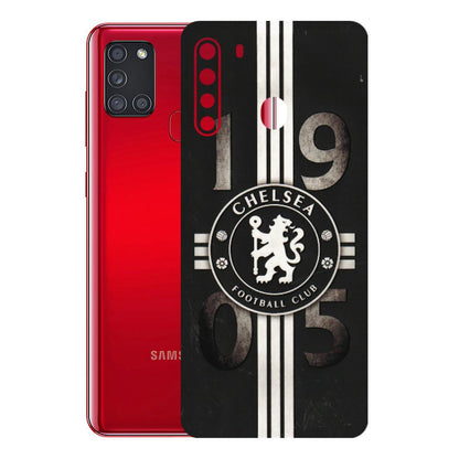 Samsung A/S Series Phone Skins (All Models) - Chelsea Fan Club - 3D Embossed Finish (L-36) Samsung Galaxy A21