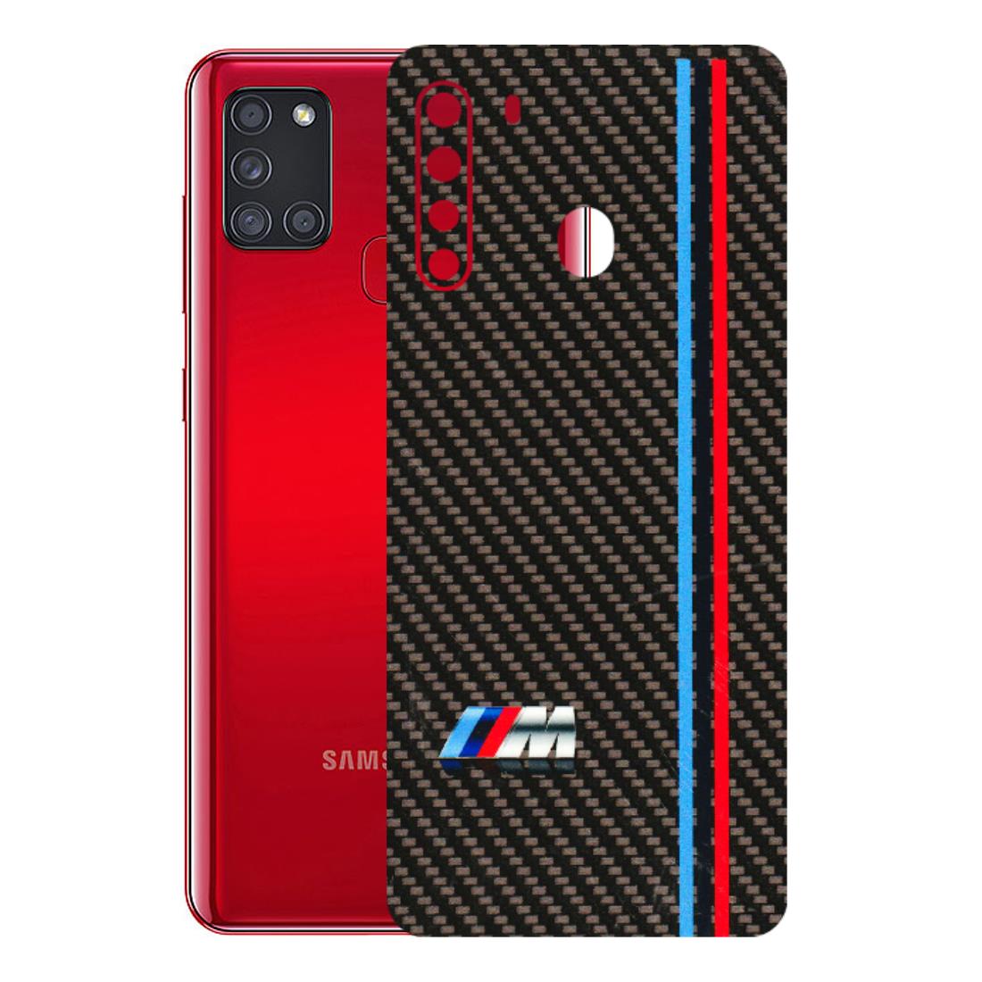 Samsung A/S Series Phone Skins (All Models) - BM Carbon Fiber Feels - 3D Embossed Finish (L-38) Samsung Galaxy A21