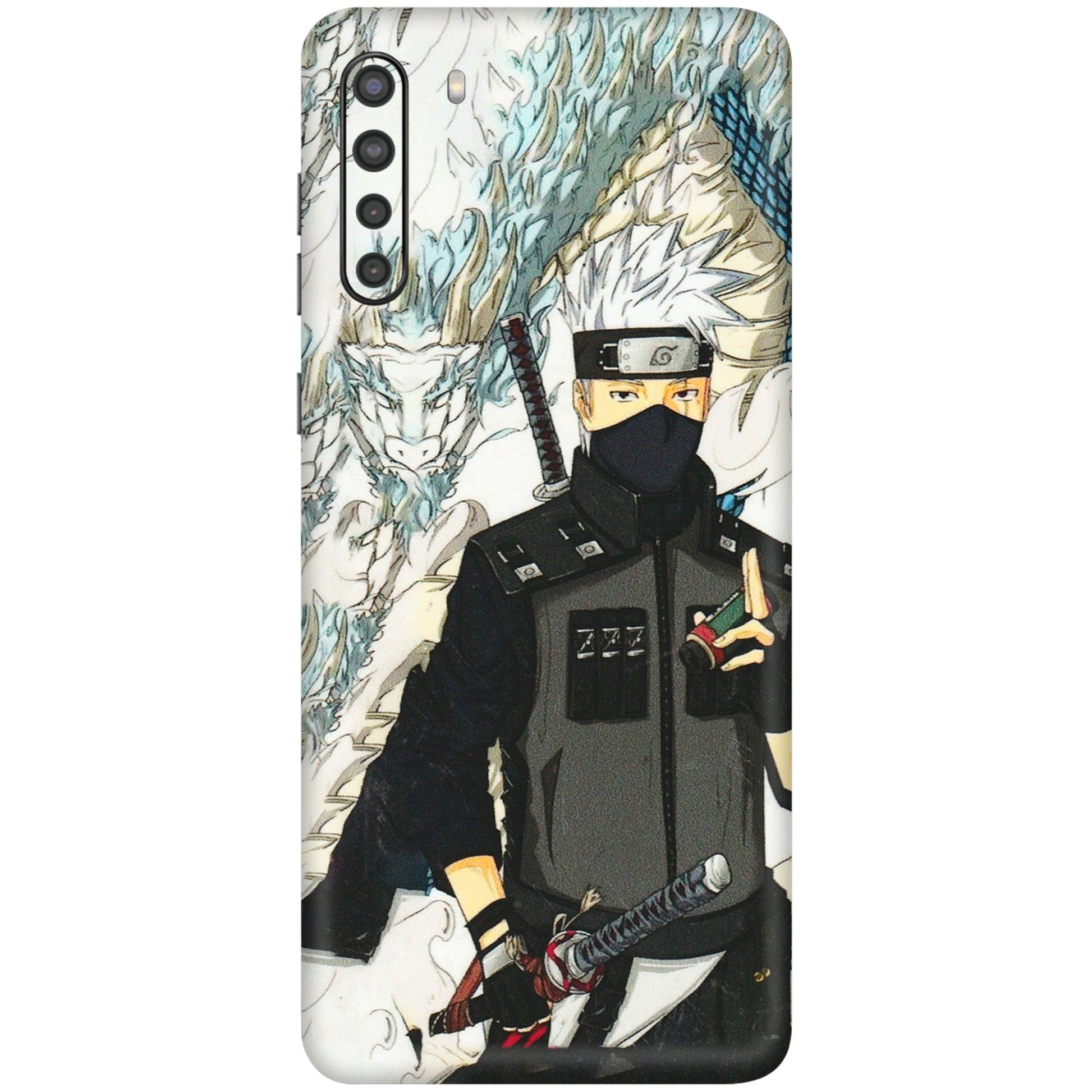 Samsung A/S Series Phone Skins (All Models) - Kakashi Hatake Naruto Anime - 3D Embossed Finish (L-46) Samsung Galaxy A21