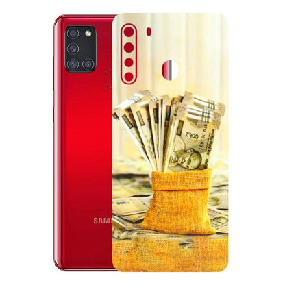 Samsung A/S Series Phone Skins (All Models) - Show Me The Money - 3D Embossed Finish (L-52) Samsung Galaxy A21