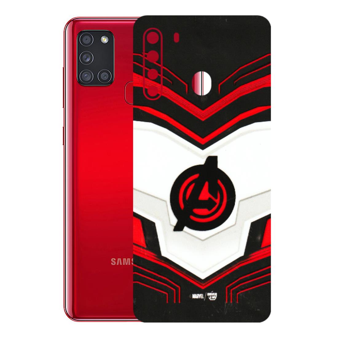 Samsung A/S Series Phone Skins (All Models) - Avengers Logo - 3D Embossed Finish (L-55) Samsung Galaxy A21