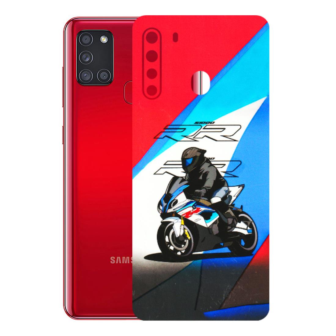 Samsung A/S Series Phone Skins (All Models) - Bikers Love - 3D Embossed Finish (L-58) Samsung Galaxy A21