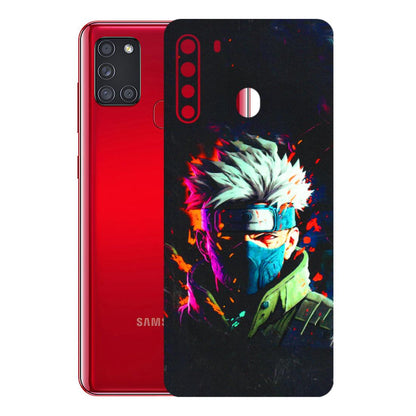 Samsung A/S Series Phone Skins (All Models) - Anime Cool Character - 3D Embossed Finish (L-59) Samsung Galaxy A21