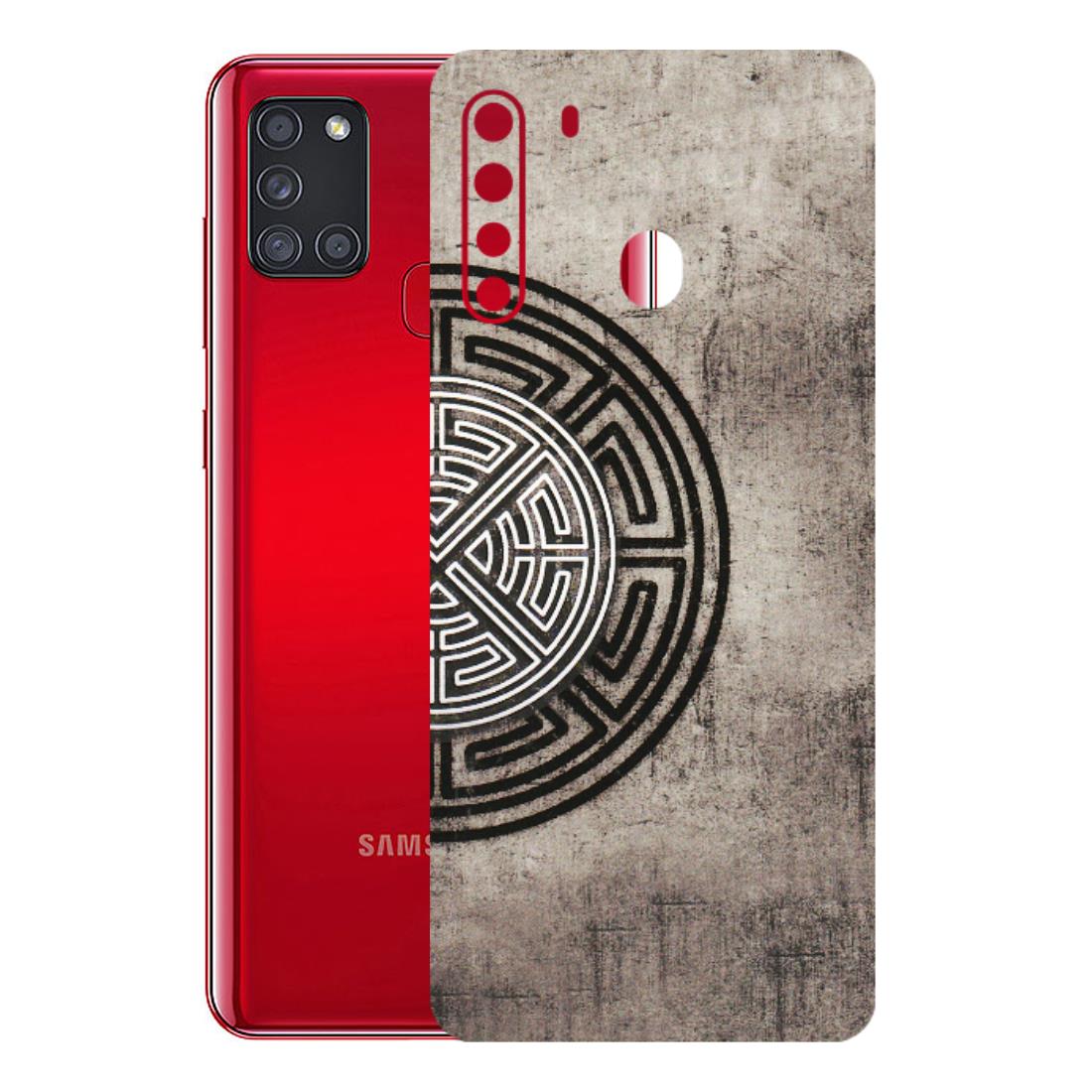 Samsung A/S Series Phone Skins (All Models) - Mysterious Circular Design - 3D Embossed Finish (L-63) Samsung Galaxy A21