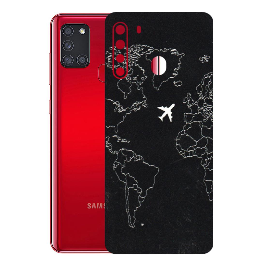 Samsung A/S Series Phone Skins (All Models) - Never Ending Travel - 3D Embossed Finish (L-79) Samsung Galaxy A21