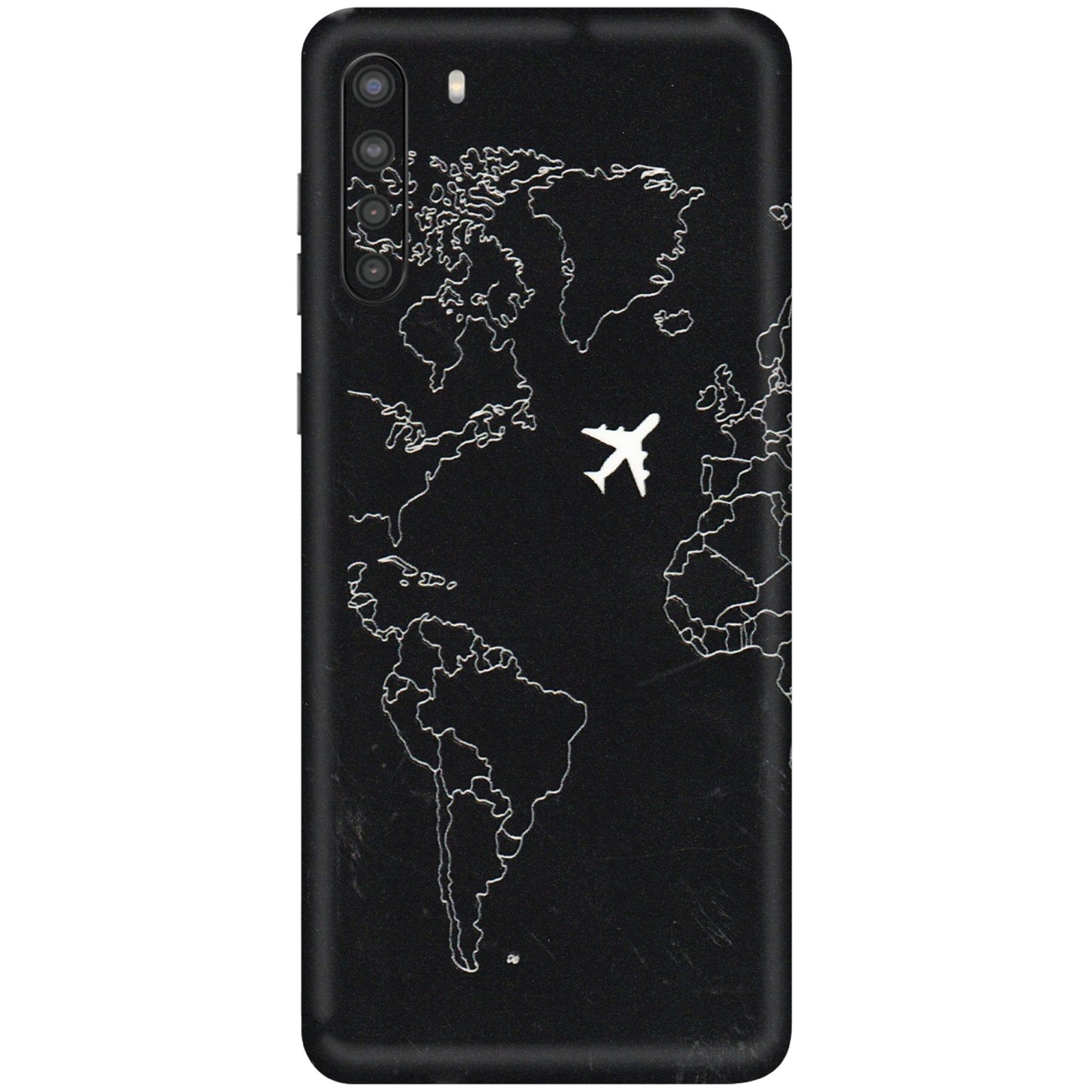 Samsung A/S Series Phone Skins (All Models) - Never Ending Travel - 3D Embossed Finish (L-79) Samsung Galaxy A21