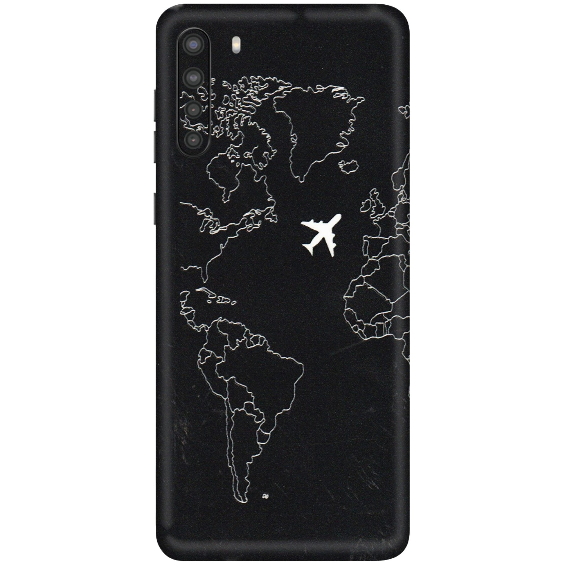 Samsung A/S Series Phone Skins (All Models) - Never Ending Travel - 3D Embossed Finish (L-79) Samsung Galaxy A21
