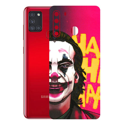 Samsung A/S Series Phone Skins (All Models) - Joker Evil Laugh - 3D Embossed Finish (L-97) Samsung Galaxy A21