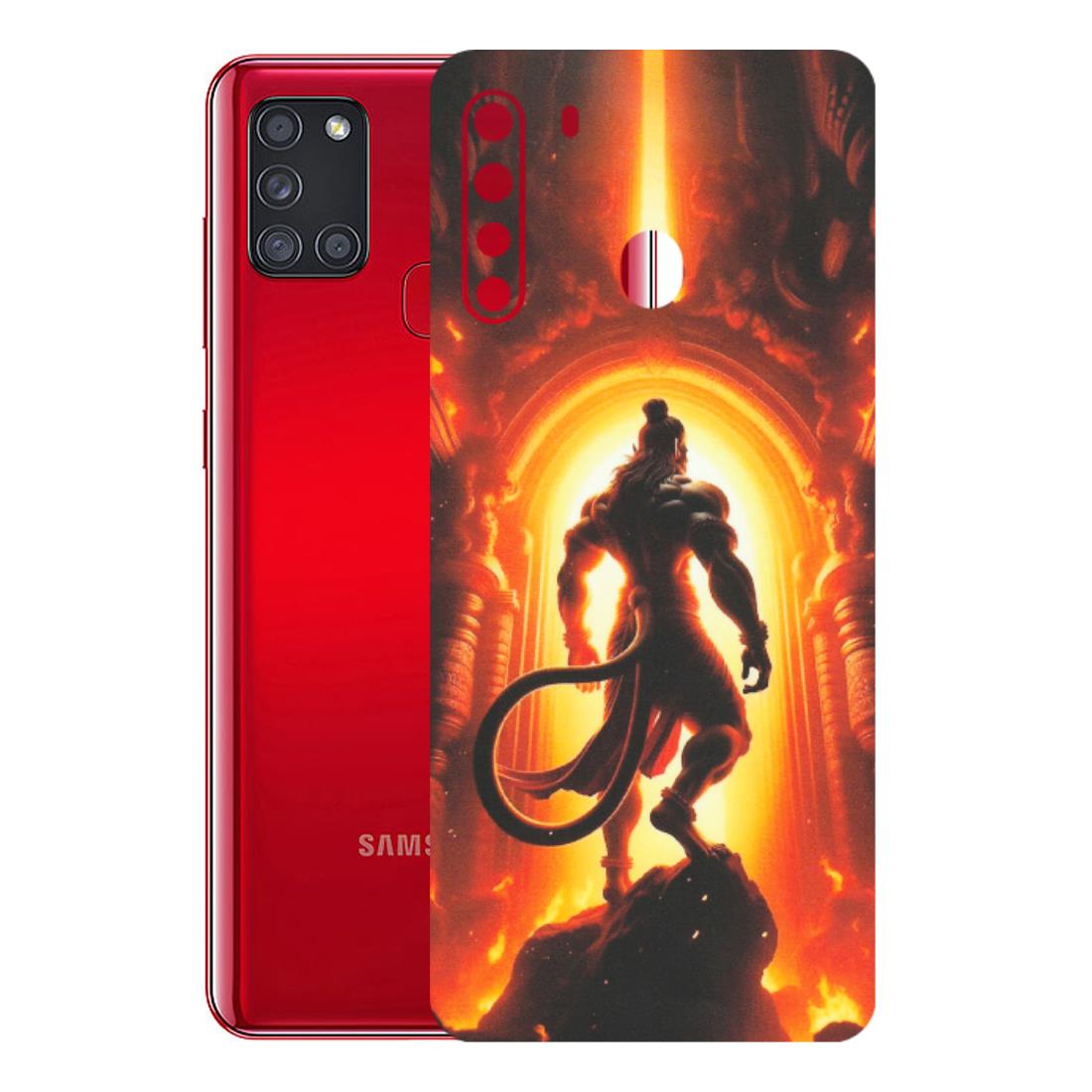 Samsung A/S Series Phone Skins (All Models) - HanumanJi - Matte Finish (M-06) Samsung Galaxy A21