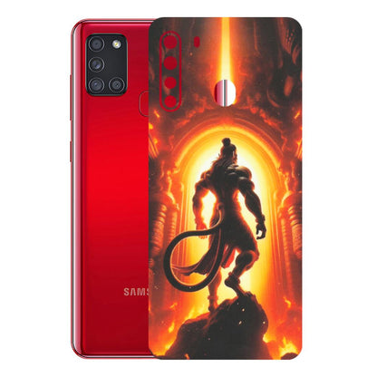 Samsung A/S Series Phone Skins (All Models) - HanumanJi - Matte Finish (M-06) Samsung Galaxy A21