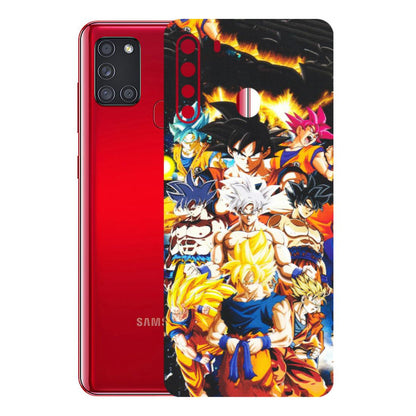 Samsung A/S Series Phone Skins (All Models) - Ultimate Dragon Ball Z - Matte Finish (M-100) Samsung Galaxy A21
