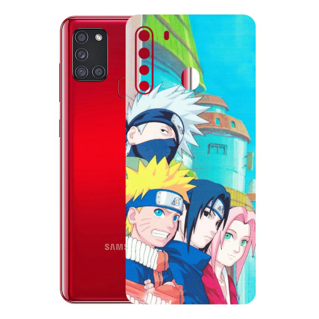 Samsung A/S Series Phone Skins (All Models) - Team Minato And Kakashi - Matte Finish (M-101) Samsung Galaxy A21