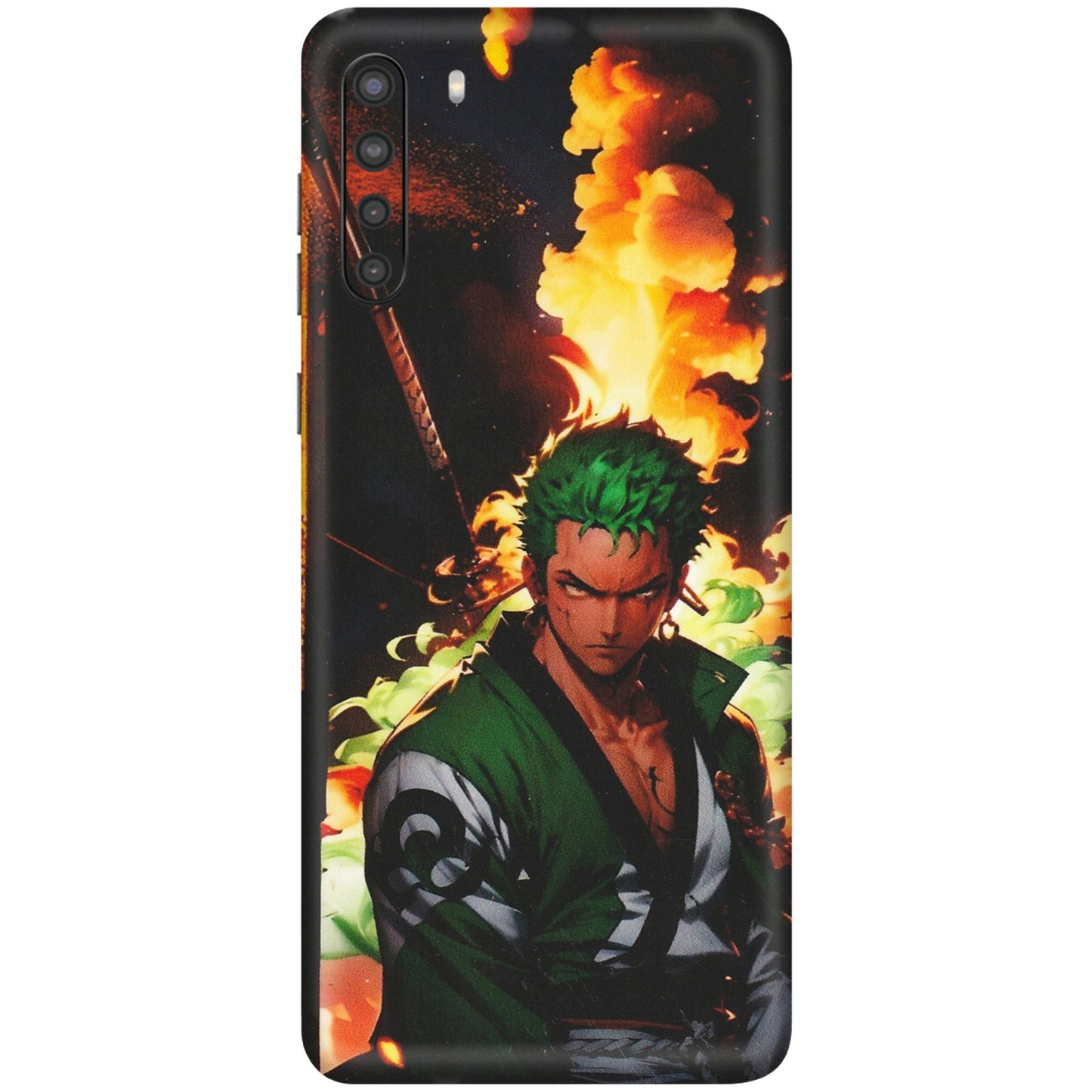 Samsung A/S Series Phone Skins (All Models) - Roronoa Zoro - Matte Finish (M-102) Samsung Galaxy A21