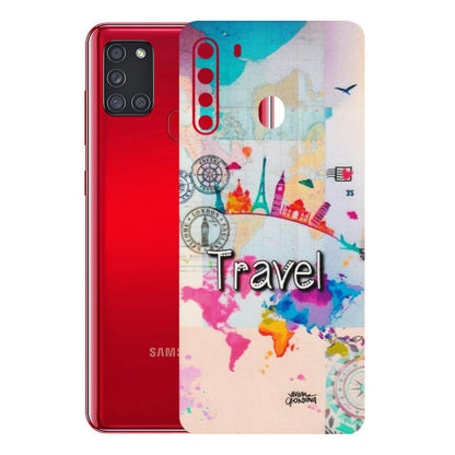 Samsung A/S Series Phone Skins (All Models) - Travel The Wonders - Matte Finish (M-108) Samsung Galaxy A21