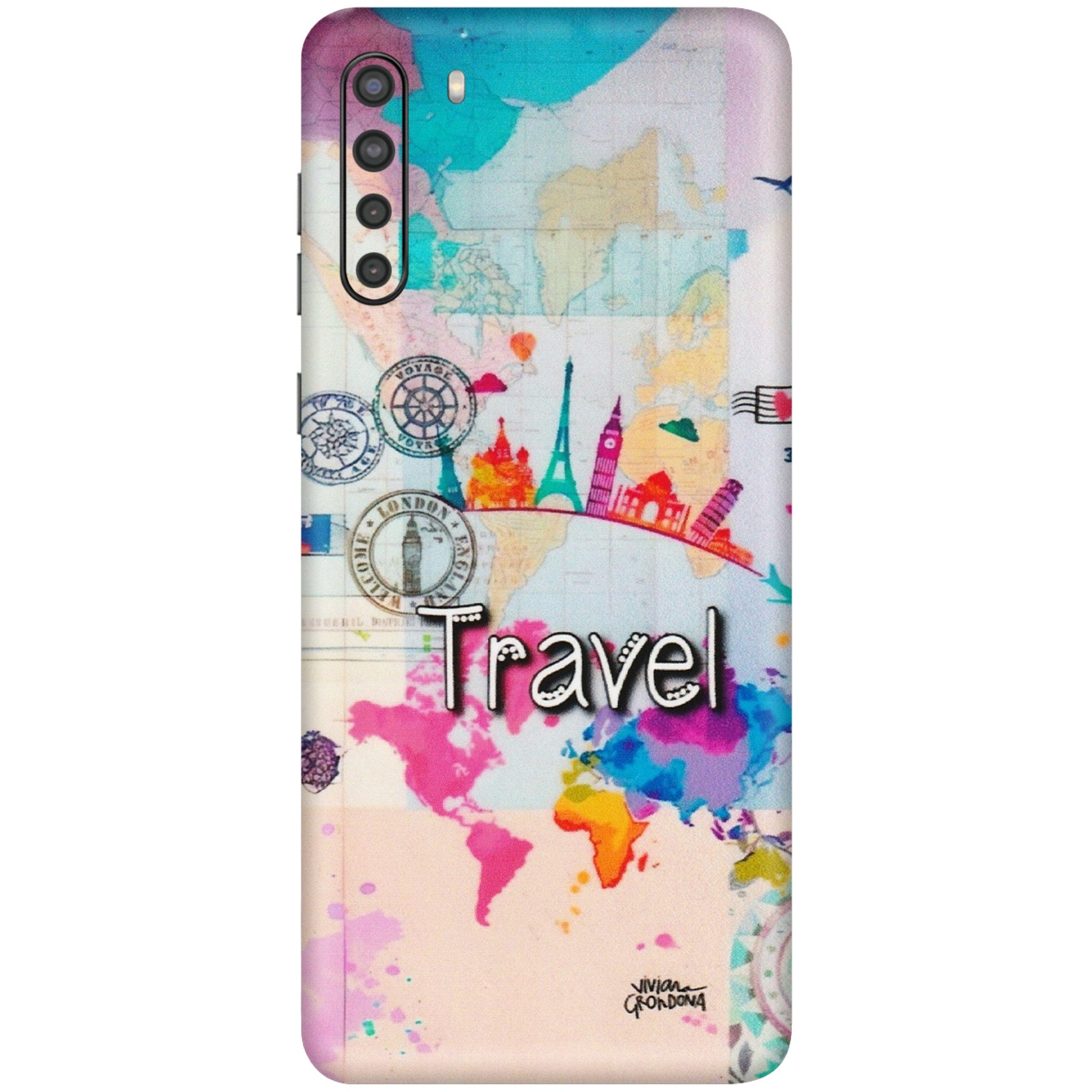 Samsung A/S Series Phone Skins (All Models) - Travel The Wonders - Matte Finish (M-108) Samsung Galaxy A21