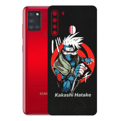 Samsung A/S Series Phone Skins (All Models) - Naruto Kakashi Hatake Killer - Matte Finish (M-114) Samsung Galaxy A21