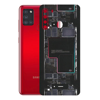 Samsung A/S Series Phone Skins (All Models) - Motherboard Circuit Layout - Matte Finish (M-117) Samsung Galaxy A21