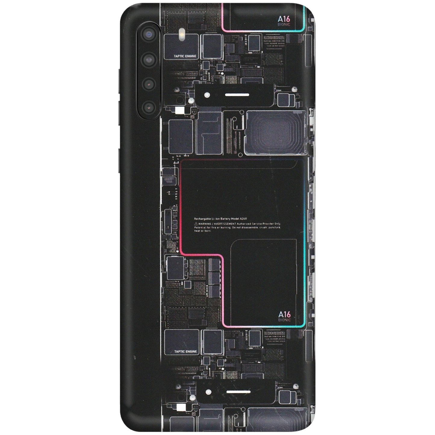 Samsung A/S Series Phone Skins (All Models) - Motherboard Circuit Layout - Matte Finish (M-117) Samsung Galaxy A21