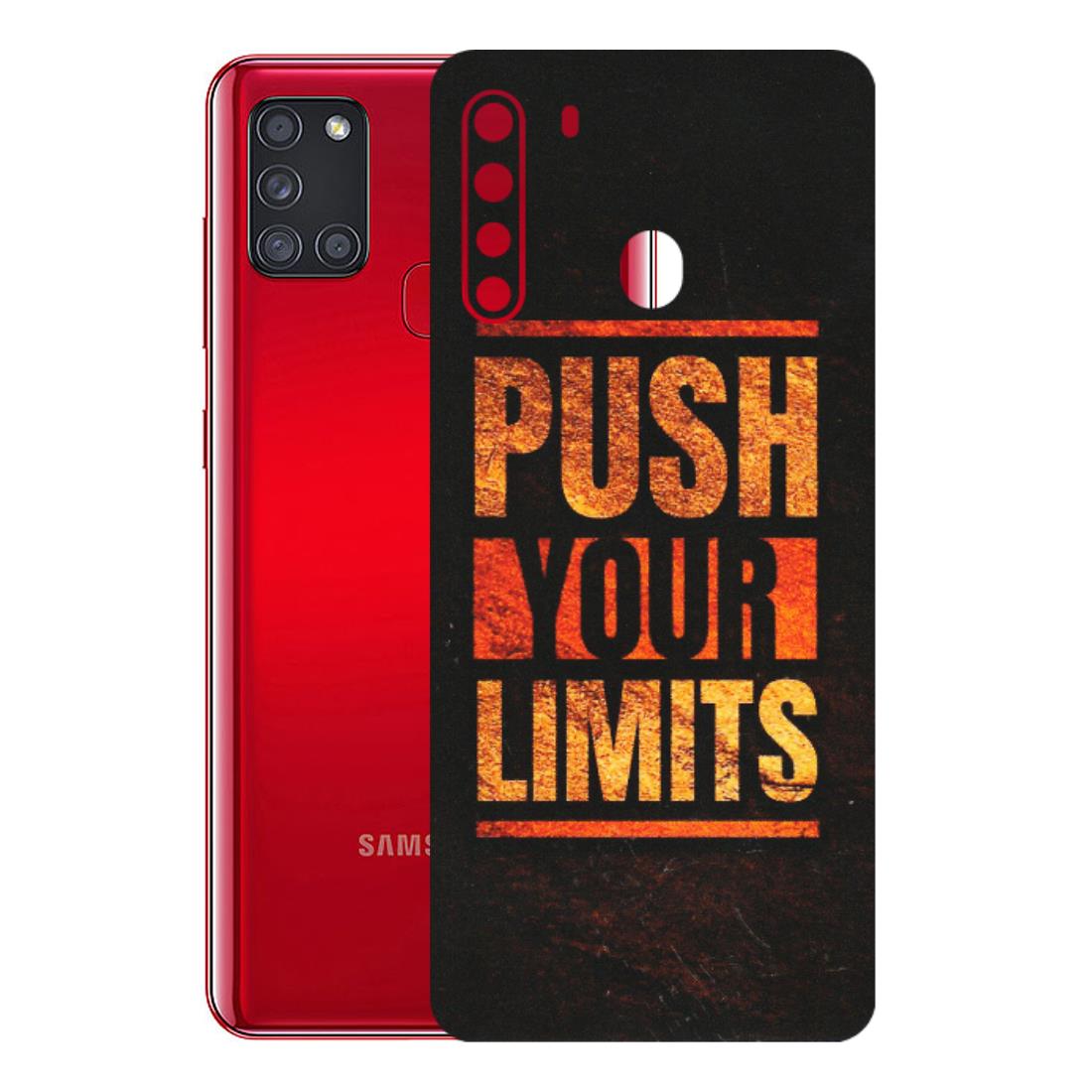 Samsung A/S Series Phone Skins (All Models) - Push Your Limits - Matte Finish (M-118) Samsung Galaxy A21