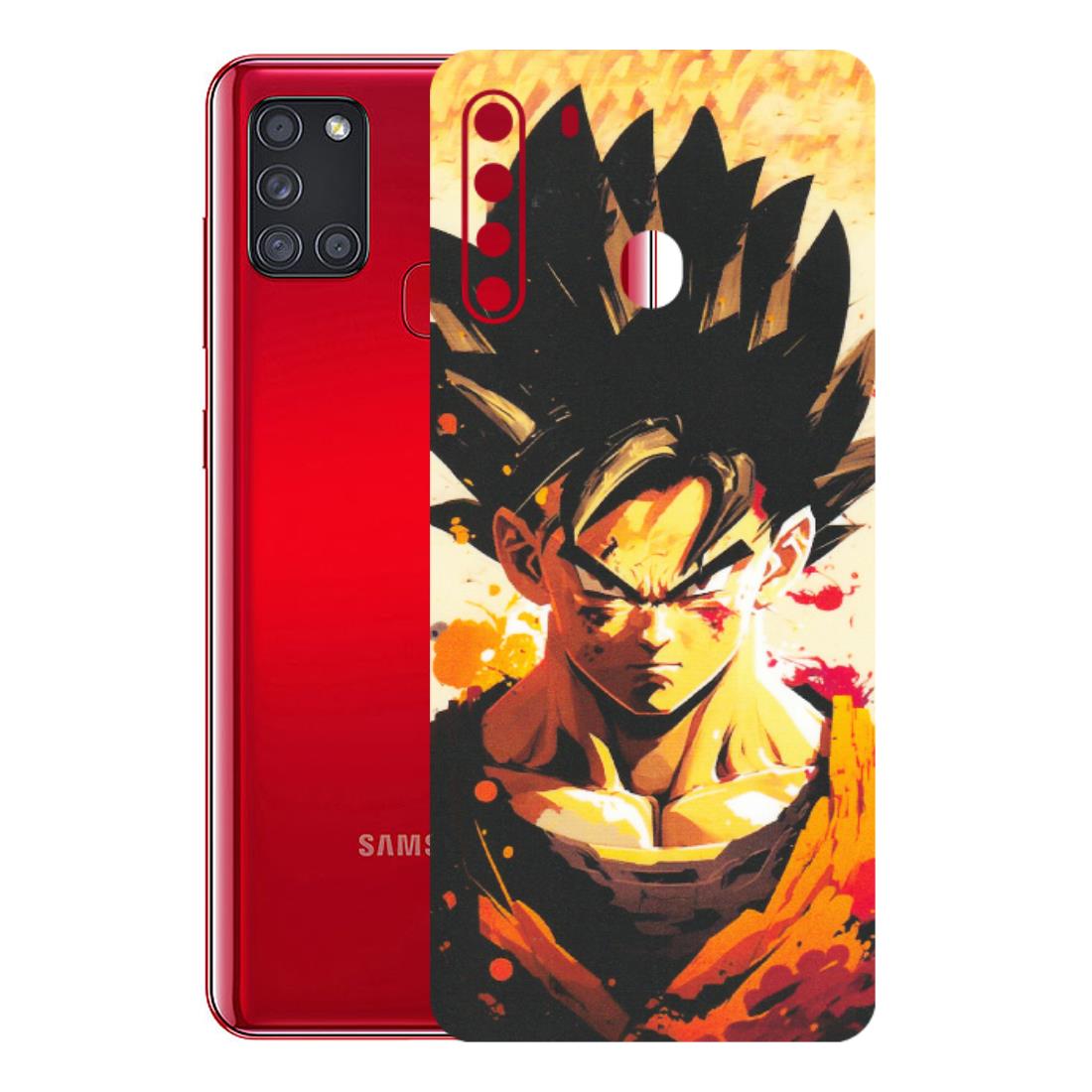 Samsung A/S Series Phone Skins (All Models) - Angry Goku - Matte Finish (M-12) Samsung Galaxy A21
